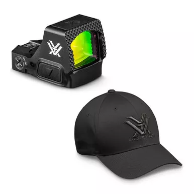 VORTEX Defender-ST 6 MOA Micro Red Dot Sight w/ Men's Flexfit Cap