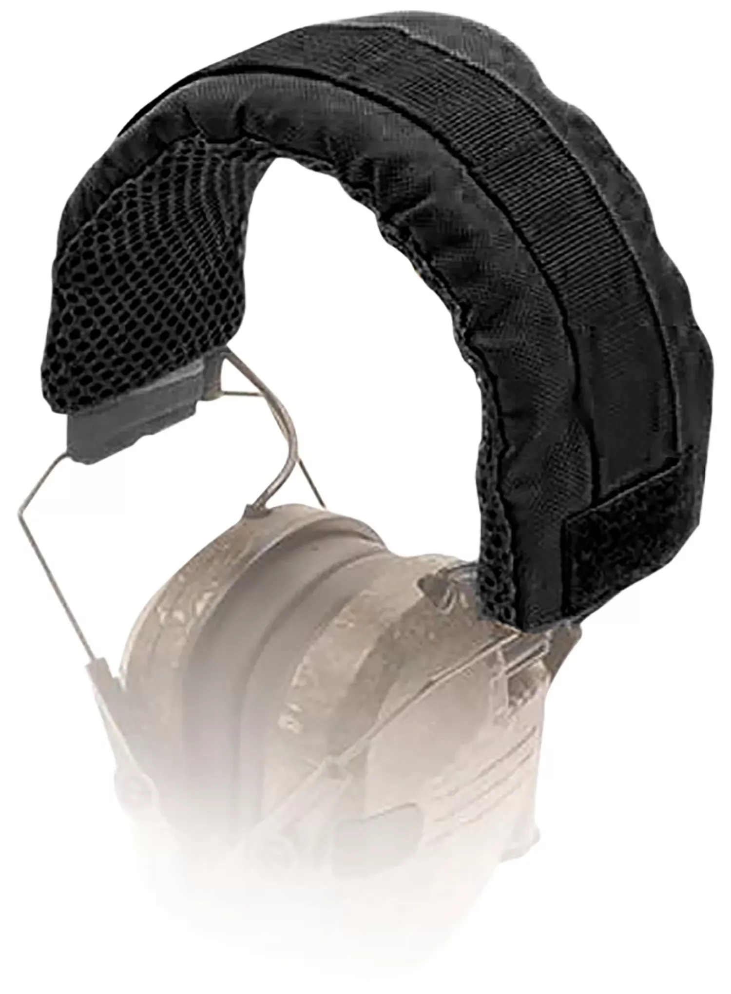 Walker's Razor Headband Wrap Nylon Black with Molle Webbing