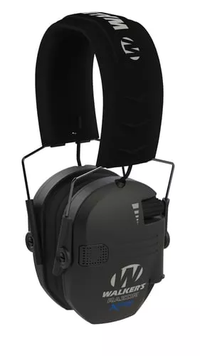 Walkers GWPXDRSEM Razor X-TRM Digital Electronic Muff 21 dB Over the Head Black Polymer