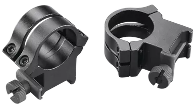 Weaver Mounts 49049 Quad Lock Detachable RingsMatte Black 1" Extra High