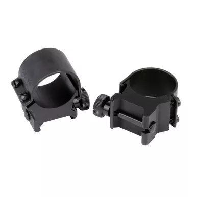Weaver Top Mount Weaver 1" Scope Rings Matte Black High