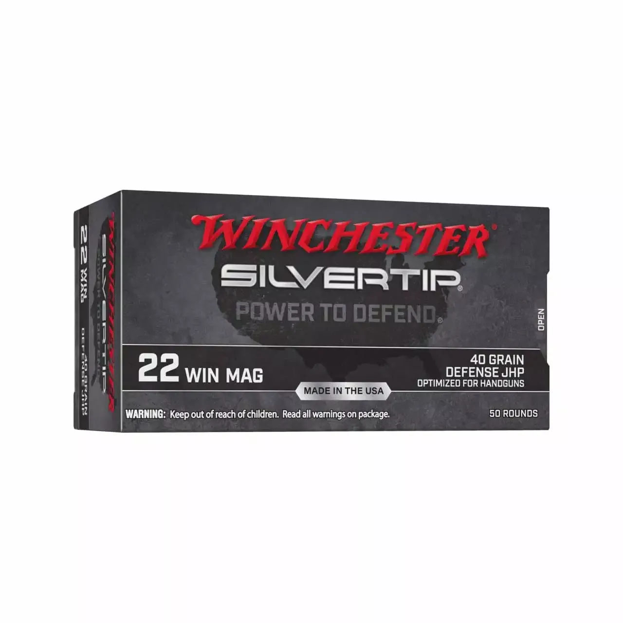 Winchester Ammo Silvertip 22 Mag 40gr HP 50rd Bx/ 20 Cs