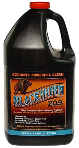 Winchester Powder BLACKHORN Muzzleloader Powder Blackhorn 209 5 lbs