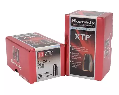 XTPÂ 38 CALIBER 0.357" 180GR JACKETED HOLLOW POINT 100/BOX