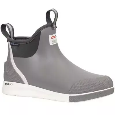 XtraTuf Men's Sport 6" Ankle Deck Boots-Gray-9