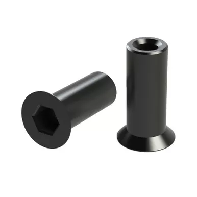 YANKEE HILL MACHINE CO 2-Pack 12g Allen Sleeve Nuts for Victra Suppressor (1211)
