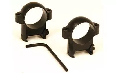 ZEE RINGS 1" MEDIUM STEEL RINGS MATTE BLACK