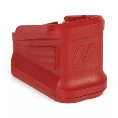 Zev Technologies Glock Magazine Base Pad 9mm/.40 S&W +5/+4 Rounds Red